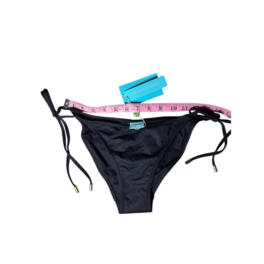 Melissa Odabash Black Miami Bikini Briefs Size 10 UK 14